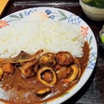 魚がし市場食堂 - 海鮮カレー 外税950円(8%込で1026円)