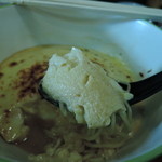 丹頂 - 茶碗蒸し部分はボリュームたっぷりで、ぷるぷるのやわらか食感