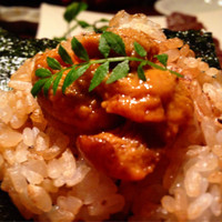 鉄板焼キュイジーヌ バンブー グラッシィ 恵比寿店 - 生雲丹と焼き飯