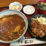 大陸どんぶり - 天津丼＋唐揚げセット