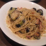 マーケット112 - ベーコンと茄子のスパゲッティ