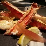割鮮 吉在門 - 焼きタラバガニ