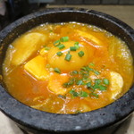 養老乃瀧 - 石焼チゲ豆腐アップ