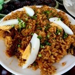 マトンビリヤニ　780円　マトンチャーハンって感じです