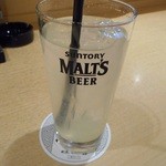 旬海佳肴 一家 - 生搾りレモンサワー