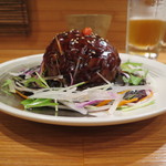 中国料理 堀内 - 大きな肉団子の黒酢あんかけ　2016.02