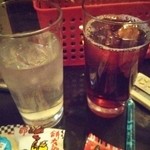 カラオケルーム10 - ライチサワーとカシスウーロン