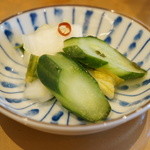 Hamanakounagi Unataka - 漬物、美味しいです