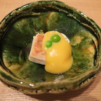 日本料理 e. - 胡麻豆腐・玉味噌・グリーンピース
