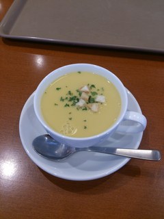 パークカフェ - あったかコーンスープ300円