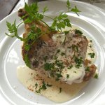 ガーデン＆クラフツ カフェ - ('10/8)骨付き鶏もも肉のロースト