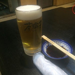 焼肉の茶輪子 - 生ビール