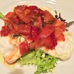 Osteria da K.[kappa]  - ブッラータチーズ トマトとイチゴのソース