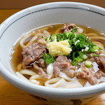 鴻の池 - 美味しい肉うどんでした。