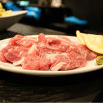 ひつじやジンギスカン - ■肉追加 塩 610円
