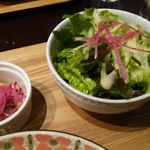 あいづ家 - 2016.01.28プレートランチBのサラダ他