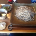 そば処 あじき堂 - 2016/2/8　十割そばもりそば大盛り　￥１０５０