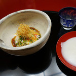 なかむら - 先付/白酒(2015/3月撮影)