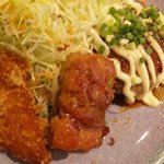 創作鉄板料理とワインを楽しむ店 ～渋谷 居酒屋 花花～ - ミックスかつにしました～