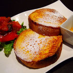 カーサ ビアンカ カフェ - CBC特製フレンチトースト（プレートセット）