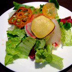 カーサ ビアンカ カフェ - プレートセットについてくるサラダ