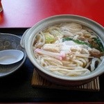 あずみうどん	 - 鍋焼きうどん780円