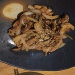 むとう - 県産豚の胃袋にんにく炒め