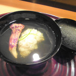 【お椀】鱧　松茸　青柚子