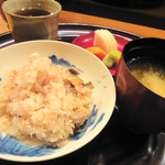 広尾 一会 - 【食事】季節の炊込ご飯（穴子）