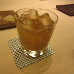 鮨 銀座 おのでら - 梅酒ロック（うぐいす鶯とろ梅酒）800円+tax