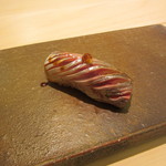 鮨 銀座 おのでら - 淡路の釣鯵