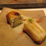 鮨 銀座 おのでら - 穴子　タレ＆塩