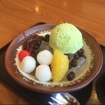 Aiya - 抹茶クリームあんみつ529円