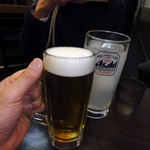 内モンゴル料理 あむ亭 - この日最初の乾杯