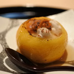 梶川 - 柚子の中に、ウニ、白子