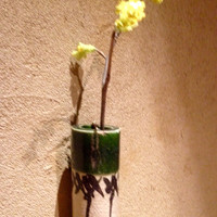 うち山 - 壁に掛けられた季節の花