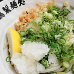 朝打ちうどん　大鶴製麺処 - ぶっかけ350円