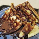 サンマルクカフェ - できたてフレンチトースト・チョコバナナ　583円