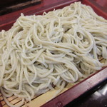 そば処 芭蕉庵 - 【鴨せいろ】の蕎麦