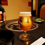 博多もつ鍋 やま中 - ＊生ビール ￥600＊