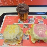 マクドナルド - ソーセージエッグマフィンコンビ＋チキンクリスプマフィン