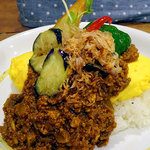 アプランティ - 和風キーマカレー2・930円+オムレツトッピング