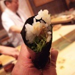 鮨処 平野 - 巻　梅しそ手巻き
