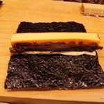 鮨処 平野 - 太巻　穴子と干瓢