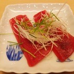 鮨処 平野 - 造り　インド鮪ヅケ　