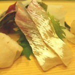 鮨処 平野 - 造り　白身魚盛　鯛