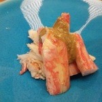 鮨処 平野 - 蟹身　カニみそ掛け