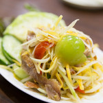 クルワ・プリックタイ - ソムタム・コームーヤーン