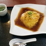 一楽亭 - 平成28年2月 かにカマ天津飯540円