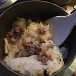 鶏炭焼き おはこ - 具が少ないです…